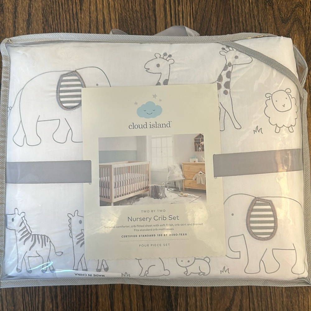 Cloud Island Nursery Crib Set